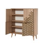 Hanah Home Multilux-120 Armario Multiusos Roble Sonoma